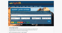 Desktop Screenshot of hyrbil24.se