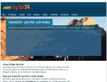 Tablet Screenshot of hyrbil24.se